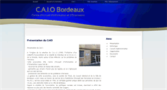 Desktop Screenshot of caio-bordeaux.com
